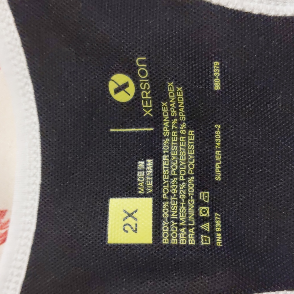 Xersion High Support Sports Bra, Exercise Bra, Plus 2X - Picture 6 of 6